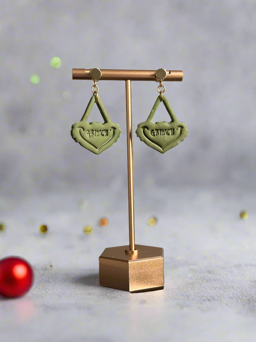 Mr Grinch Earrings