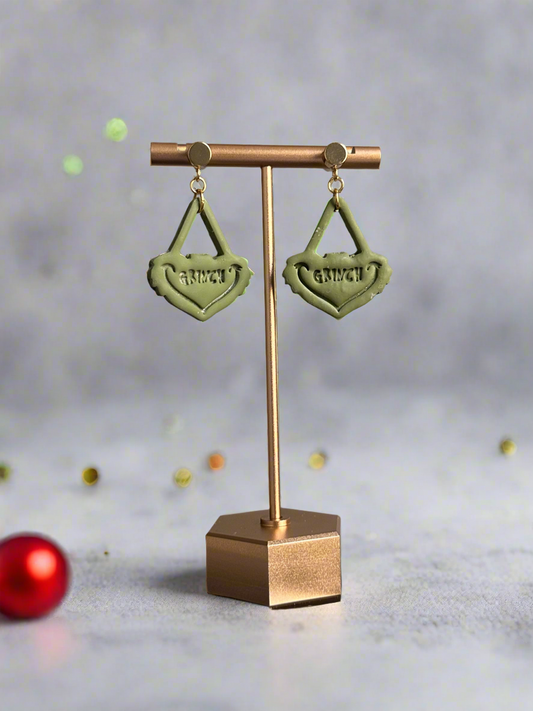 Mr Grinch Earrings
