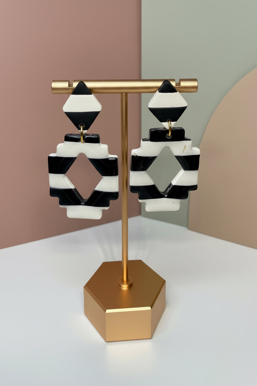 Elliette Geometric Earrings