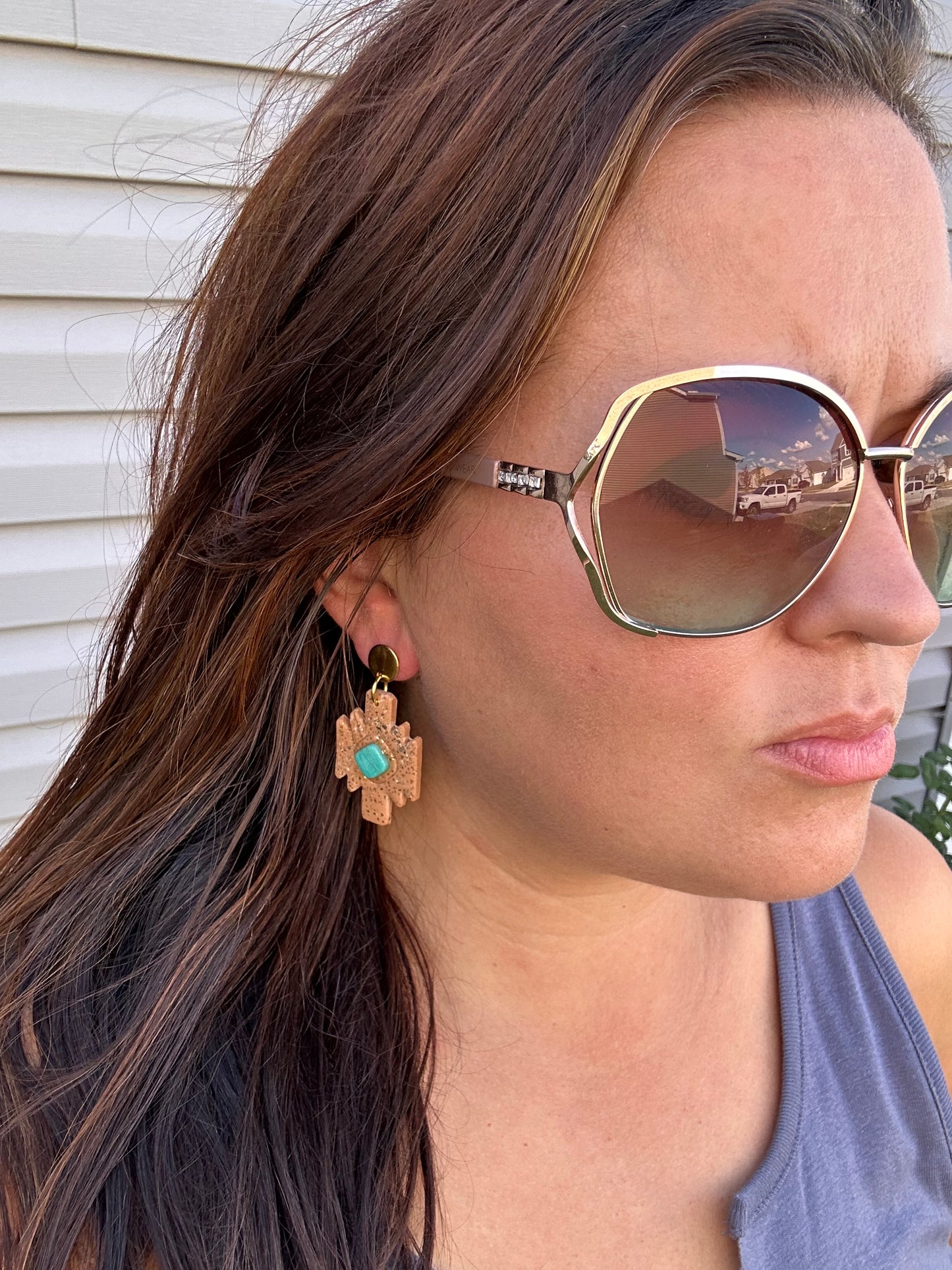 Miranda Aztec Earrings