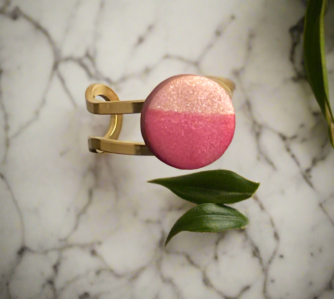 Ring - Rose gold and Merlot