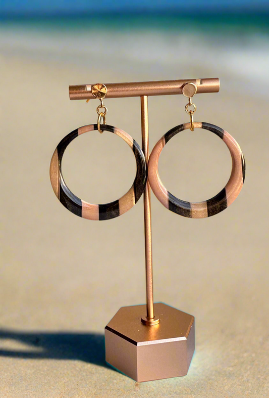 Terra Hoops - Mocha & Black