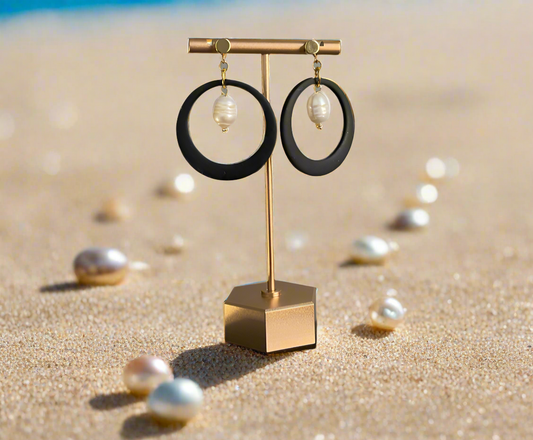 Hoops and pearls