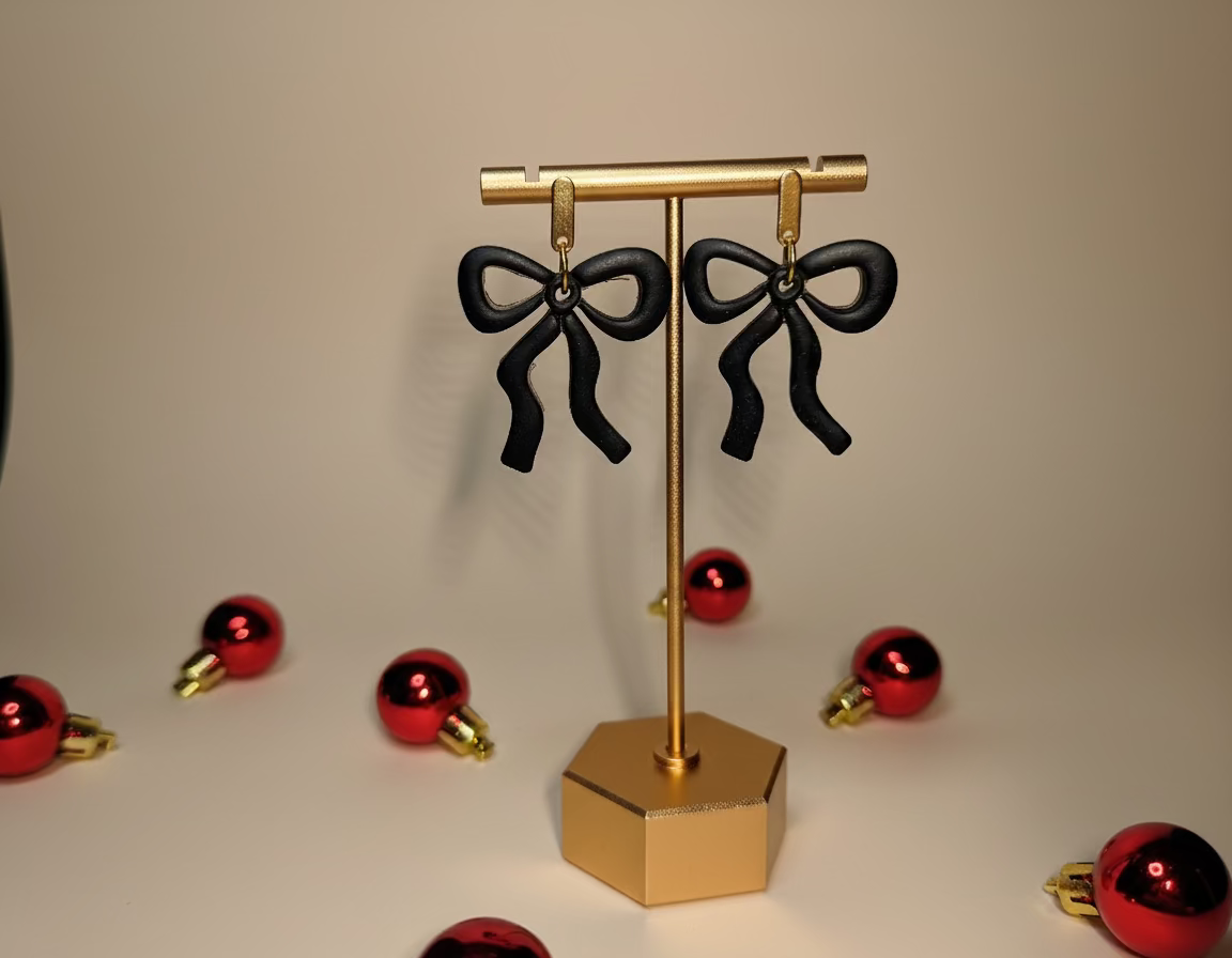 Elegant Bow Earrings